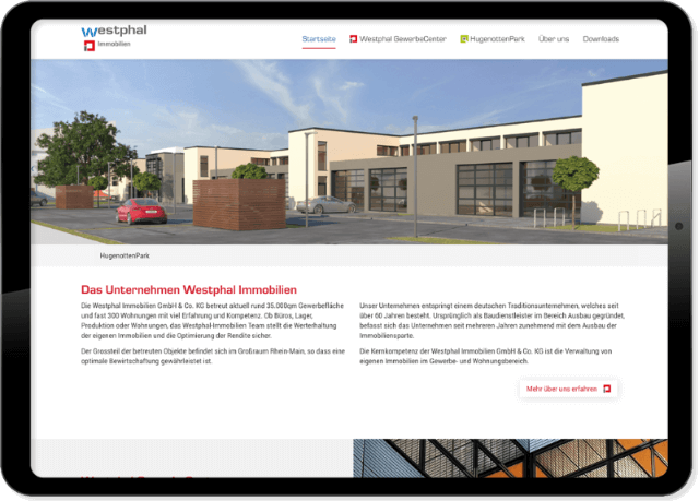 Webdesign Westphal-Immo