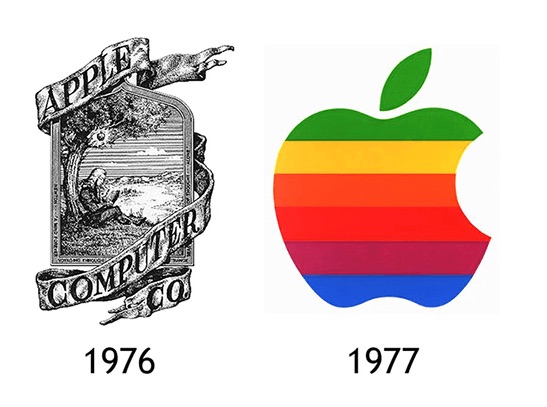 Entwicklung Apple Logo