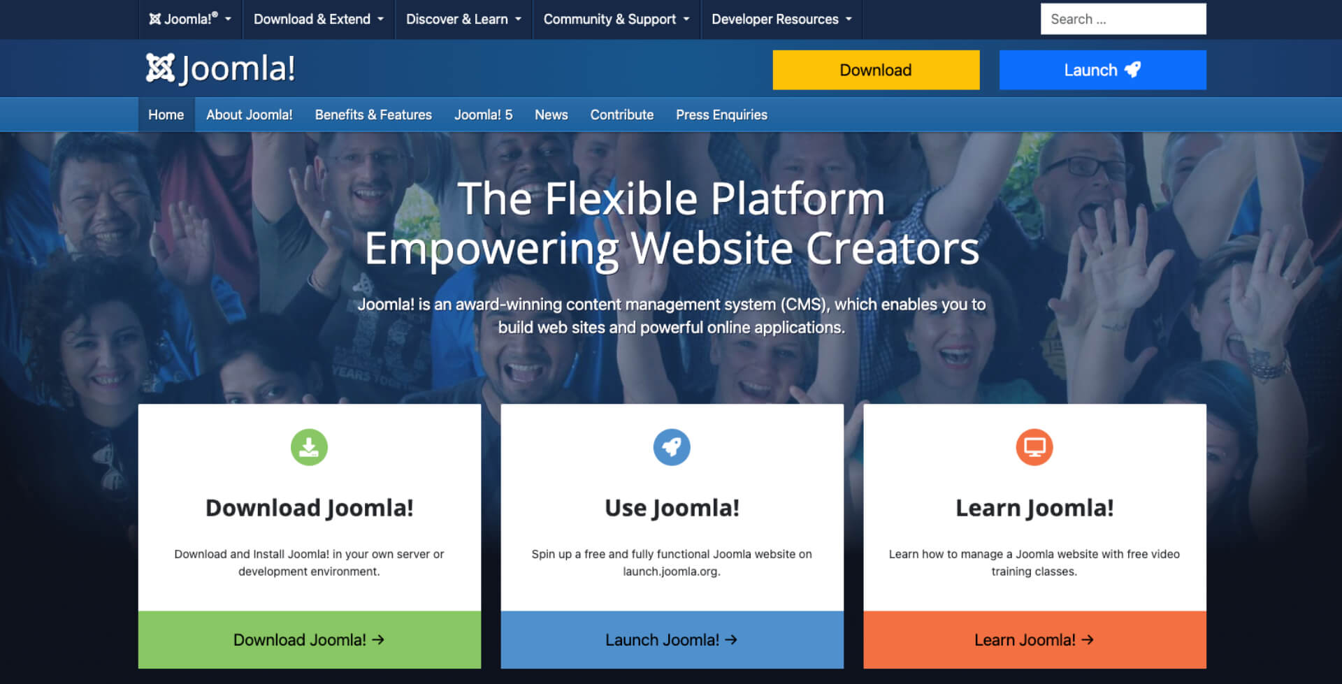 Joomla.org - Offizielle Website des Joomla Open Source CMS